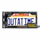 Back to the Future OUTATIME License Plate Replica