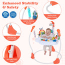 Baby Activity Center Baby Jumper and Bouncer with 6 Interactive Toys Lights and Music