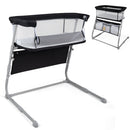 Baby Bassinet Bedside Crib with Adjustable Height Comfy Mattress