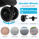 Baby Jogging Stroller with Adjustable Canopy for Newborn