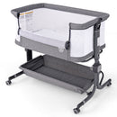 Bedside Sleeper Bassinet with 6-Level Adjustable Height
