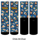 Back to the Future "Chibi All-Over" Unisex Socks