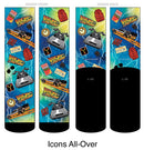 Back to the Future "Icons All-Over" Unisex Socks