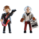 Back to the Future Playmobil Marty McFly & Dr. Emmett Brown "1955 Edition" 6-piece vinyl figures 2-pack