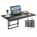 31.5 Inch Large Metal Folding Bar Table with 5