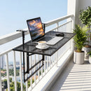 31.5 Inch Large Metal Folding Bar Table with 5