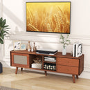 Bamboo TV Stand for TV up to 65 Inch
