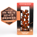 D&D Adventure Dice Set - Barbarian Edition | Orange 15pc Collection