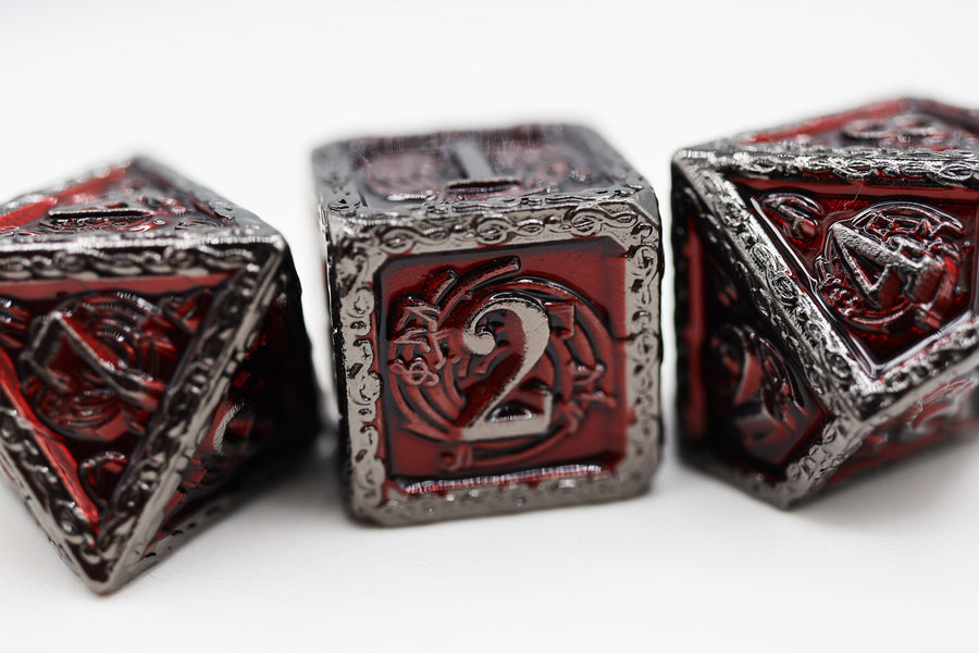 Bardic Song: Mezzo - Metal RPG Dice Set