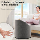 Barrel Chair with Storage 360¬∞ Swivel Upholstered Vanity Chair