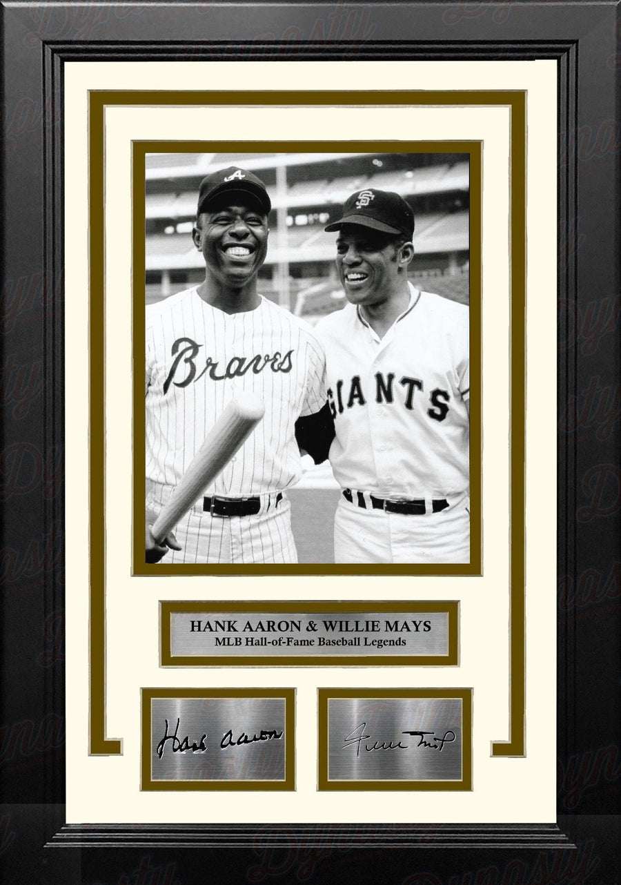 Hank Aaron and Willie Mays 8