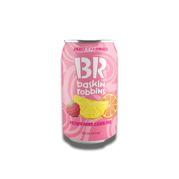 Baskin Robbins Rainbow Sorbet Sparkling Water (350ml)(Korea)