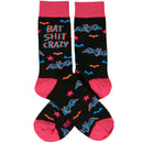 Bat Crazy Socks | Women's Colorful  Halloween-Themed Self-Expression Socks