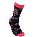 Bat Crazy Socks | Women's Colorful  Halloween-Themed Self-Expression Socks