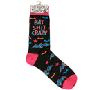 Bat Crazy Socks | Women's Colorful  Halloween-Themed Self-Expression Socks