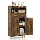 Freestanding Bathroom Storage Cabinet with 2 Drawers & Doors
