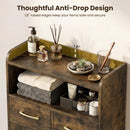 Freestanding Bathroom Storage Cabinet with 2 Drawers & Doors