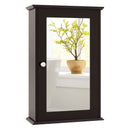 Bathroom Wall Cabinet with Single Mirror Door