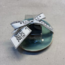 Beach Babe Sage Green Ceramic Tray with Makeup Sponge Gift Set | Cosmetic Giftable Beauty Tools Set