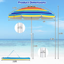 6.5 Feet Beach Umbrella with