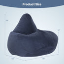 Bean Bag Chair for Adults Accent Lazy Sofa with Skin-friendly Corduroy Cover and Soft Sponge Filling