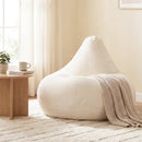 Bean Bag Chair for Adults Accent Lazy Sofa with Skin-friendly Corduroy Cover and Soft Sponge Filling