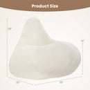 Bean Bag Chair for Adults Accent Lazy Sofa with Skin-friendly Corduroy Cover and Soft Sponge Filling
