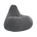 Bean Bag Chair for Adults Accent Lazy Sofa with Skin-friendly Corduroy Cover and Soft Sponge Filling
