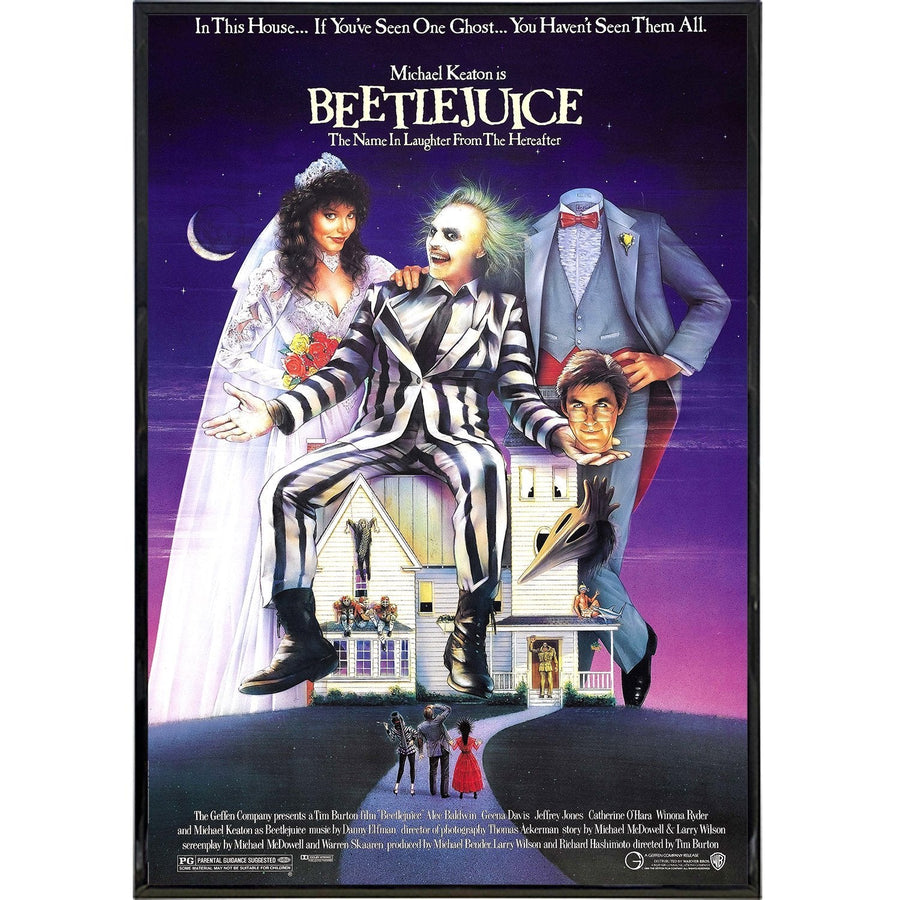 Beetlejuice Film Poster Print