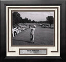 Ben Hogan 1-Iron Shot at the 1950 US Open at Merion Framed Golf Photo