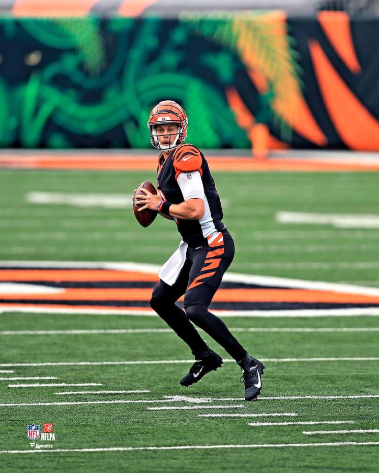 Joe Burrow in Action Cincinnati Bengals 8