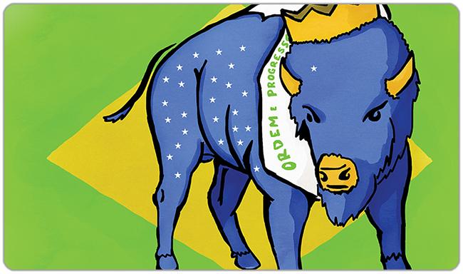 Brazil Bull Playmat