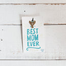 Best Mom Ever Trophy Enamel Pin and Card