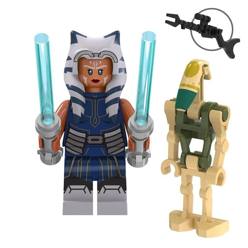 Ahsoka Tano & Battle Droid Lego Star Wars Minifigures