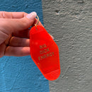 Big Dick Energy Motel Style Keychain in Red