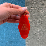 Big Dick Energy Motel Style Keychain in Red