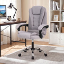 Executive Office Chair with Linkage Armrests & Reclining Back