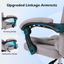 Executive Office Chair with Linkage Armrests & Reclining Back