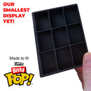 BITTY KUBBIE BLACK (3x3) - Display Case for Funko Bitty Pops, Wall Mountable & Stackable Pop Shelf (3D Printed)