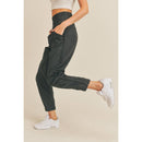 Black High Rise Warm-up Style Jogger [Sizes S-L]