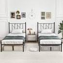 Twin/Full/Queen Size Platform Bed Frame with Sturdy Metal Slat Support