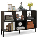 Open-Back Bookshelf with Drawer for Study