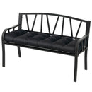 Indoor Outdoor Tufted Bench Cushion with Soft PP Cotton