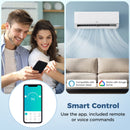 Blast Pro 20000 BTU 2 Zone 23 SEER2 Mini Split AC with Heat Pump