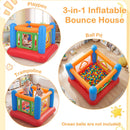 Inflatable Bounce House for Kids with Transparent Side Walls