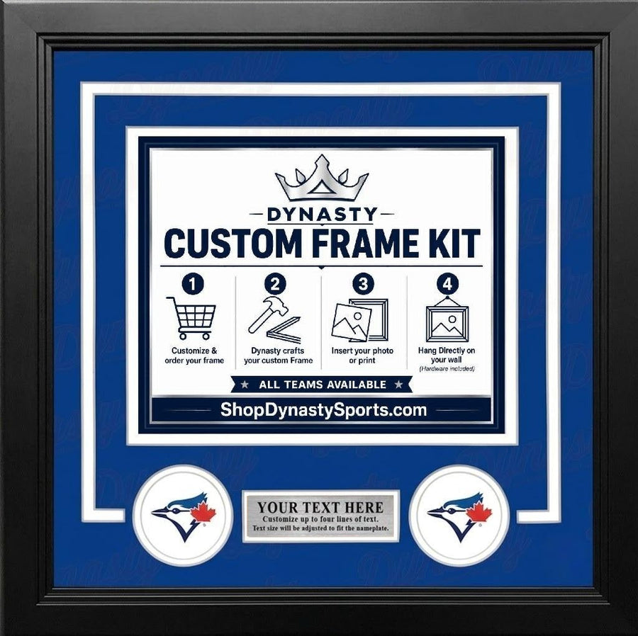 Toronto Blue Jays Custom MLB Baseball 11x14 Picture Frame Kit (Multiple Colors)