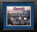 NBA Basketball Photo Picture Frame Kit - Dallas Mavericks (Blue Matting, Silver Trim)