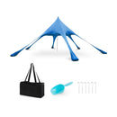 20 x 20 Feet Beach Canopy Tent with UPF50+ Sun Protection and Shovel