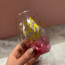 Bold But Not Old Stemless Wine Glass - Birthday or Retirement | Rainbow Glass | 20oz