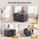Cloud Sofa Chair with Terry Cloth Upholstery